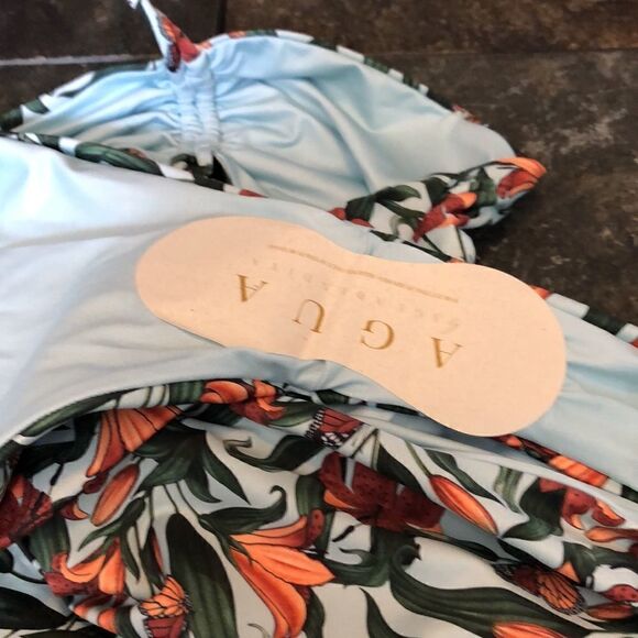 Floral Print One Piece Swimsuit - Picture 13 of 16